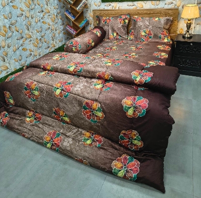 Picture of 5 In 1 Combo Twill Cotton  Comforter Set.   CFS-339