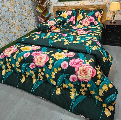 Picture of 5 In 1 Combo Twill Cotton  Comforter Set.   CFS-346