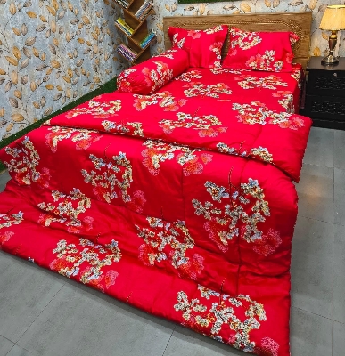 Picture of 5 In 1 Combo Twill Cotton  Comforter Set.   CFS-348