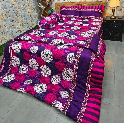 Picture of 5 In 1 Combo Twill Cotton  Comforter Set.   CFS-352