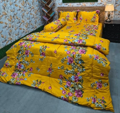 Picture of 5 In 1 Combo Twill Cotton  Comforter Set.   CFS-322