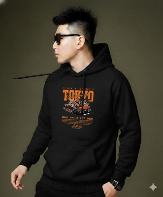Picture of Mens Cotton Fabeic Hoodie For  H-463
