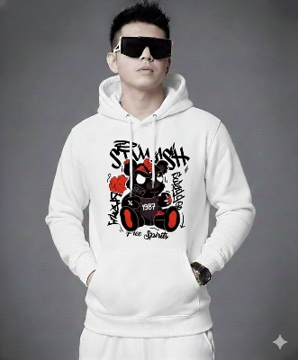 Picture of Mens Cotton Fabeic Hoodie For  H-493