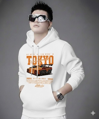 Picture of Mens Cotton Fabeic Hoodie For  H-497