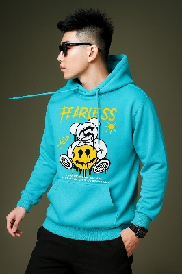 Picture of Mens Cotton Fabeic Hoodie For  H-498