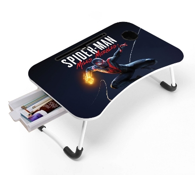 Picture of water proof tabale Computer Laptop Desk Small Foldable Multi-Function Bed Desk Simple Dormitory Lazy Table Bed with Laptop Table new-Blueberry