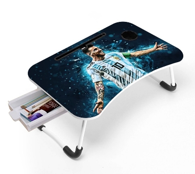 Picture of waterproof table most  fortable  desk laptop table   and babys reading table  study  table unique  best for use Computer Laptop Desk Small Foldable Multi-Function Bed Desk Simple Dormitory Lazy Table Bed with Laptop Table-Multicolor