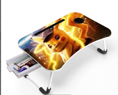 Picture of waterproof table most  most unique Best Premium Quality - Foldable And Portable Multi-Favorable Laptop Table Stand-Study Table-Bed Table - Signifying Quality-Pikachu
