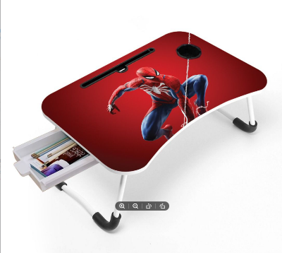 Picture of waterproof table most  best unique  portable laptop table  for kid Study   Computer Laptop Desk Small Foldable Multi-Function Bed Desk Simple Dormitory Lazy Table Bed with Laptop Table-Clear