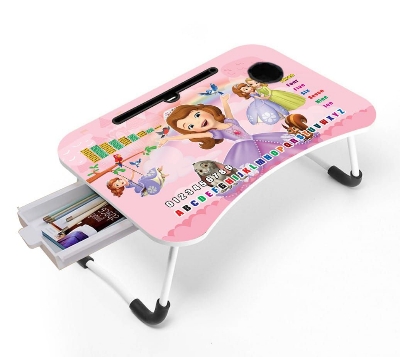 Picture of waterproof table most portable laptop table small babies study laptop table waterproof  Computer Laptop Desk Small Foldable Multi-Function Bed Desk Simple Dormitory Lazy Table Bed with Laptop Table-Multicolor
