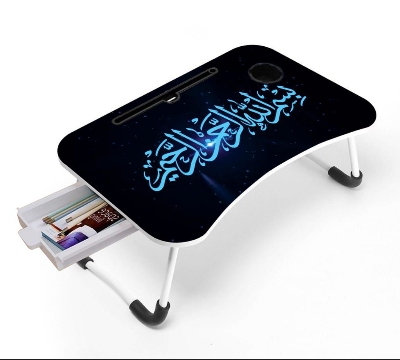 Picture of unique premium waterproof babys Study  table kids  study  table Computer Laptop Desk Small Foldable Multi-Function Bed Desk Simple Dormitory Lazy Table Bed with Laptop Table-Multicolor