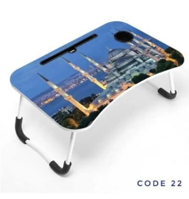 Picture of waterproof table most unique portable study table kids item man item Computer Laptop Desk Small Foldable Multi-Function Bed Desk Simple Dormitory Lazy Table Bed with Laptop Table-Multicolor