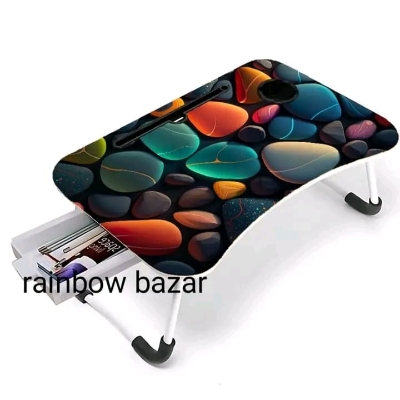 Picture of waterproof table most unique portable premium  laptop table and babys study table unique portable study Computer Laptop Desk Small Foldable Multi-Function Bed Desk Simple Dormitory Lazy Table Bed with Laptop Table-rocky DR