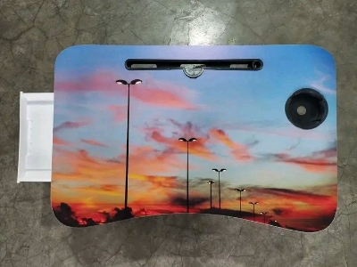 Picture of waterprof table  unique portable premium  study table  and laptop table Computer Laptop Desk Small Foldable Multi-Function Bed Desk Simple Dormitory Lazy Table Bed with Laptop Table-Multicolor