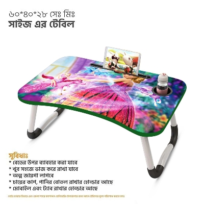 Picture of waterproof table funny emoji portable laptop table  and babys study  table for study Computer Laptop Desk Small Foldable Multi-Function Bed Desk Simple Dormitory Lazy Table Bed with Laptop Table-Grey