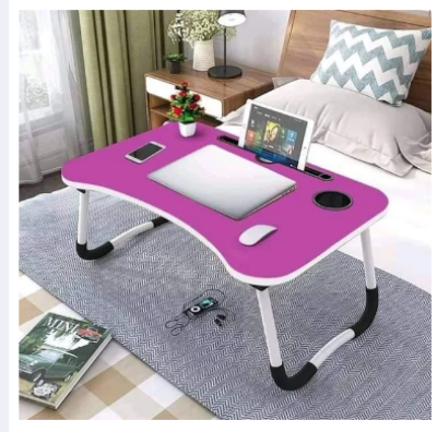 Picture of waterproof  stiker  table laptop  portable table for Study  use and bed  use also laptop Computer Laptop Desk Small Foldable Multi-Function Bed Desk Simple Dormitory Lazy Table Bed with Laptop Table-Grey