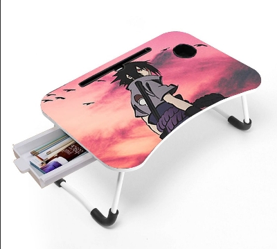 Picture of waterproof stiker table most unique  portable study table kids and babys study table for smart think Computer Laptop Desk Small Foldable Multi-Function Bed Desk Simple Dormitory Lazy Table Bed with Laptop Table-Orange