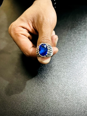 Picture of most unique bracelet  man stylish fashion  man items  Boys item-Blue,18 CM