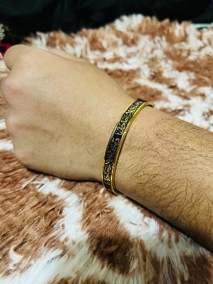 Picture of Fashionable Twisted Healthy Magnetic Bracelet Therapy Magnets Bracelets-Gold,16 CM