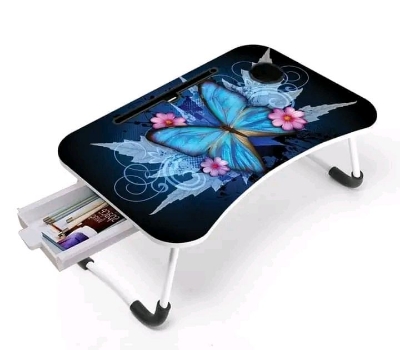 Picture of waterproof  portable fortable laptop table babys study table Computer Laptop Desk Small Foldable Multi-Function Bed Desk Simple Dormitory Lazy Table Bed with Laptop Table-Violet