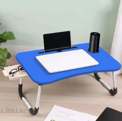 Picture of waterproof  portable fortable laptop table babys study table Computer Laptop Desk Small Foldable Multi-Function Bed Desk Simple Dormitory Lazy Table Bed with Laptop Table-Aqua