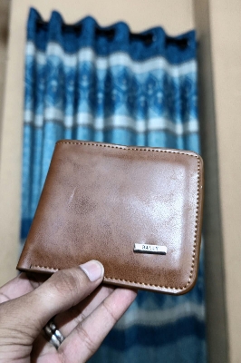 Picture of Men Zipper Wallet Casual Male Wallet Multi-card Soft Purse- For Men - wallet-Beige