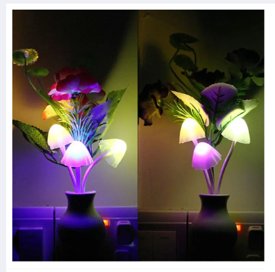 Picture of LED Sensor Dream Mushroom Night Light Lamp - Multi-Color 1 pcs-Multicolor