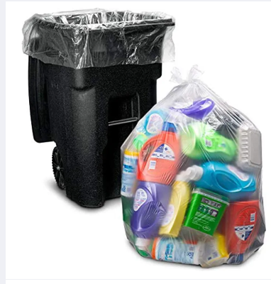 Picture of স্বচ্ছ ট্র্যাশ/বিন ব্যাগ (100 পিস) 20x24 ইঞ্চি (বড় আকার) - dustbin-Multicolor