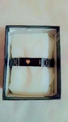 Picture of Double Curb Chain Bracelets For Men Stainless Steel Punk Rock Biker Antique Cubic Chain Male-rolex black