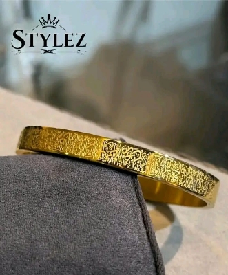 Picture of Double Curb Chain Bracelets For Men Stainless Steel Punk Rock Biker Antique Cubic Chain Male-gold bracelet ak