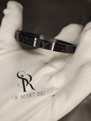 Picture of Double Curb Chain Bracelets For Men Stainless Steel Punk Rock Biker Antique Cubic Chain Male-lv black