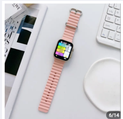 Picture of Trending vairal  Ocean strap For Apple watch band 42mm 44mm 45mm 49mm silicone correa bracelet iWatch Ultra series 7 6 3 se 8-Pink