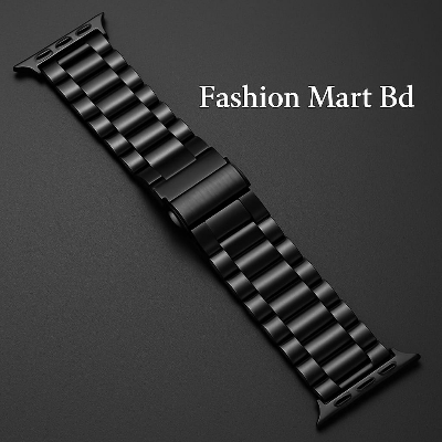 Picture of Vairal trending smart watch ss steel belt   42Mm/44Mm/45mm/ 49mm Stainless Steel Strap For Iwatch - Smart Watch Belt-Black normal