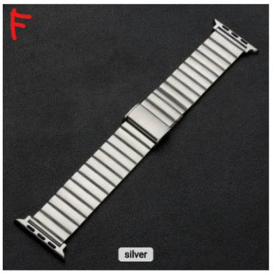 Picture of best price vairal 42mm/44mm/45mm/49mm Magnet Metal Replacement Strap For Smart iWatch - Watch Strap - Smart Watch Belt-silver valo ta