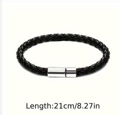 Picture of Border New Style Personalized Simple Leather Braided Bracelet Retro Leather Bracelet European and American Popular Leather Bracelet Bracelet vairal bracelet lether-code 4