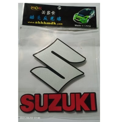 Picture of LOGO Reflective Emblem Decal Car Bike Sticker Logo (5x5 Inch)