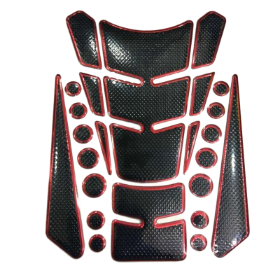 Picture of 3D UNIVERSAL Carbon Fiber Tank Pad Protector Sticker For Motorcycle Tank Protector