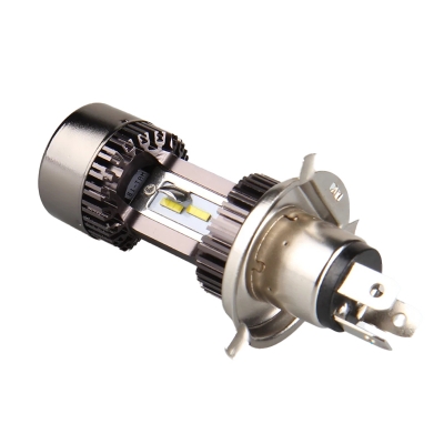 Picture of YELLOW & WHITE M8 2700K GOLDEN Motorcycle 12v H4 Hi Lo beam Moto LED Headlight Fit Most Motorbike LED 3200LM