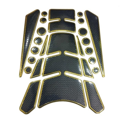 Picture of 3D UNIVERSAL Carbon Fiber Tank Pad Protector Sticker For Motorcycle Tank Protector