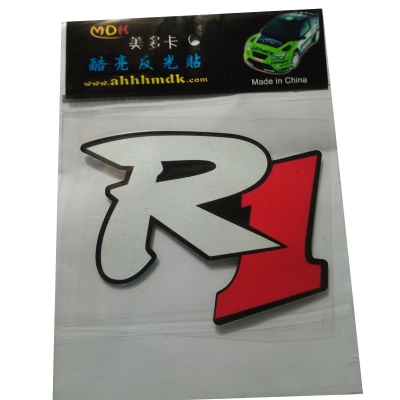 Picture of LOGO Reflective Emblem Decal Car Bike Sticker Logo (5x5 Inch)