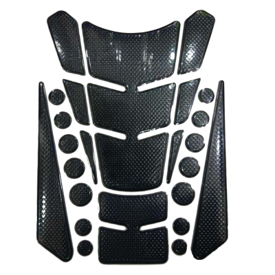 Picture of 3D UNIVERSAL Carbon Fiber Tank Pad Protector Sticker For Motorcycle Tank Protector