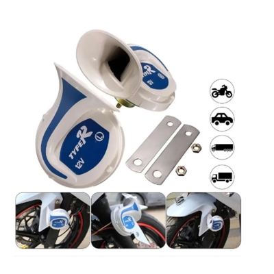 Picture of 12V 120Db Snail Magic 18 Sound TYPE R Air Horn With Really For CAR, BUS Boat Motorcycles Van Truck Electric Bike