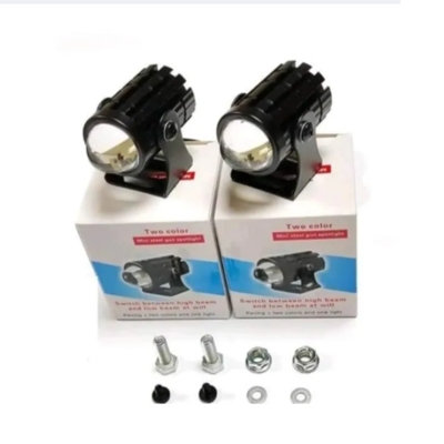 Picture of Bike Or Car Mini Drivig Led Fog Light 2 Colour 1 Pcs, white & yellow