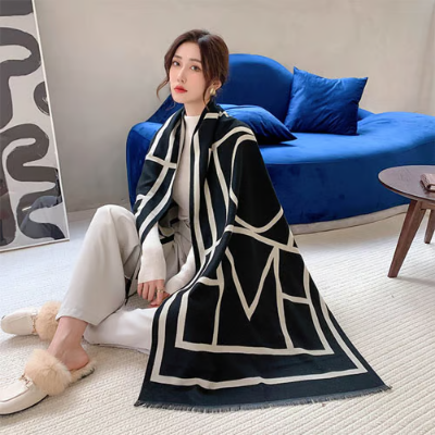 Picture of Winter Woolen Scarf, Soft Muffler Stylish Fashion Scarf For Men And Women