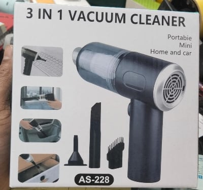 Picture of 3 in 1 Vacuum Cleaner for Home and car, mini portable handheld cleaner for computer, laptop, gadget, electric devices.