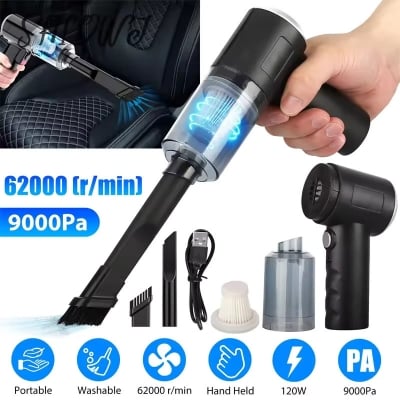 Picture of Portable Vacuum Cleaner 3 in 1 for Home and Car, dust cleaner for computer, laptop, car, electric items.