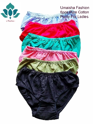 Picture of 6pcs set soft cotton triange shape underwear panty for Ladies (6pcs)