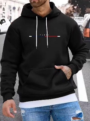 Picture of Mens Cotton Fabeic Hoodie For Men H-435