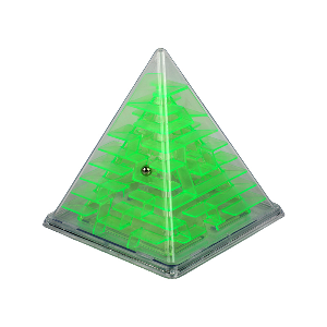 Ball Roll Pyramid Game | Handheld Multi-Level Maze | Gravity-Powered Focus Toy