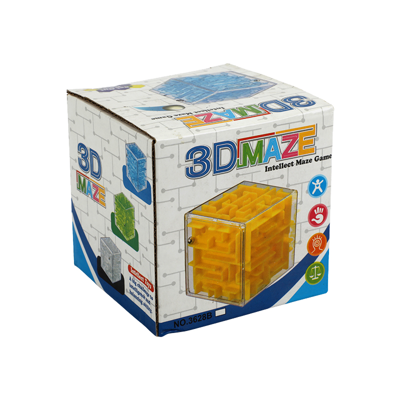 Picture of Cube Maze Puzzle | Multi-Layer Ball Labyrinth Game | Challenging Desktop Fidget Toy 